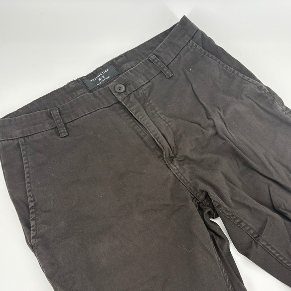 Matchstick Pants - MATCHSTICK Dark Brown Cotton Spandex Chinos Pants Women M 30